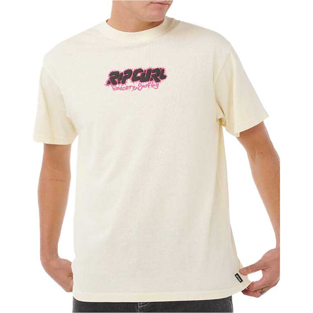 Rip Curl camiseta manga corta hombre RAW ENERGY BUBBLE TEE vista frontal