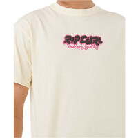 Rip Curl camiseta manga corta hombre RAW ENERGY BUBBLE TEE vista trasera