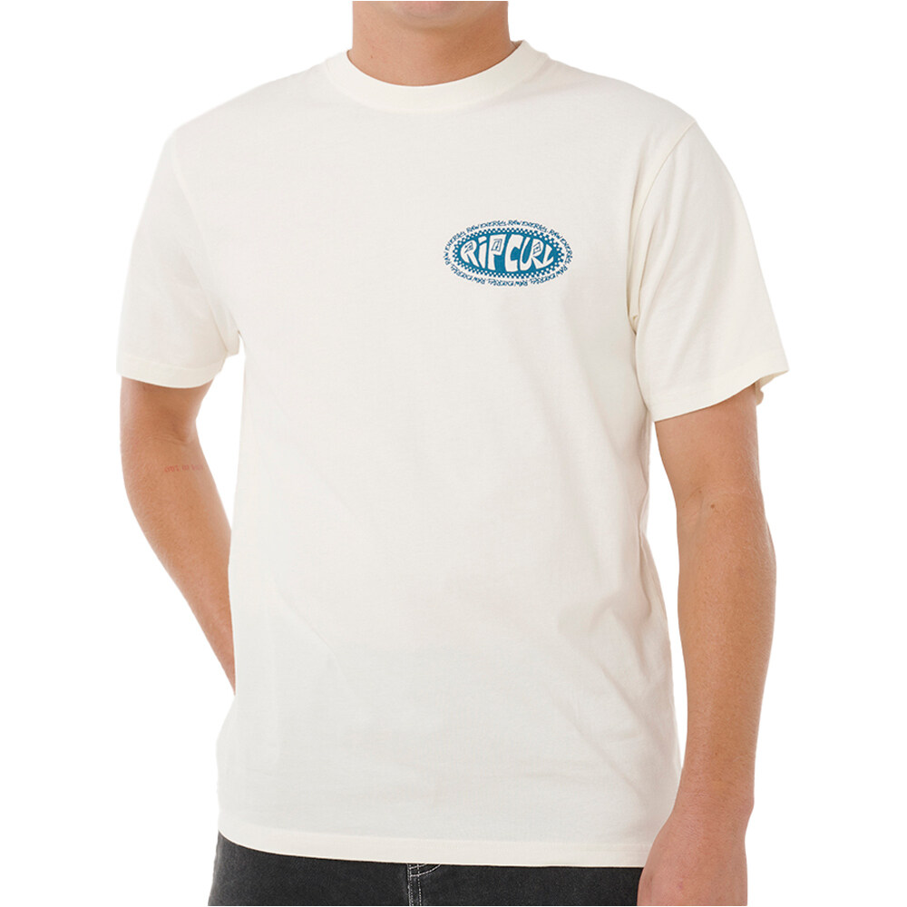 Rip Curl camiseta manga corta hombre RAW ENERGY DE OVAL TEE vista frontal