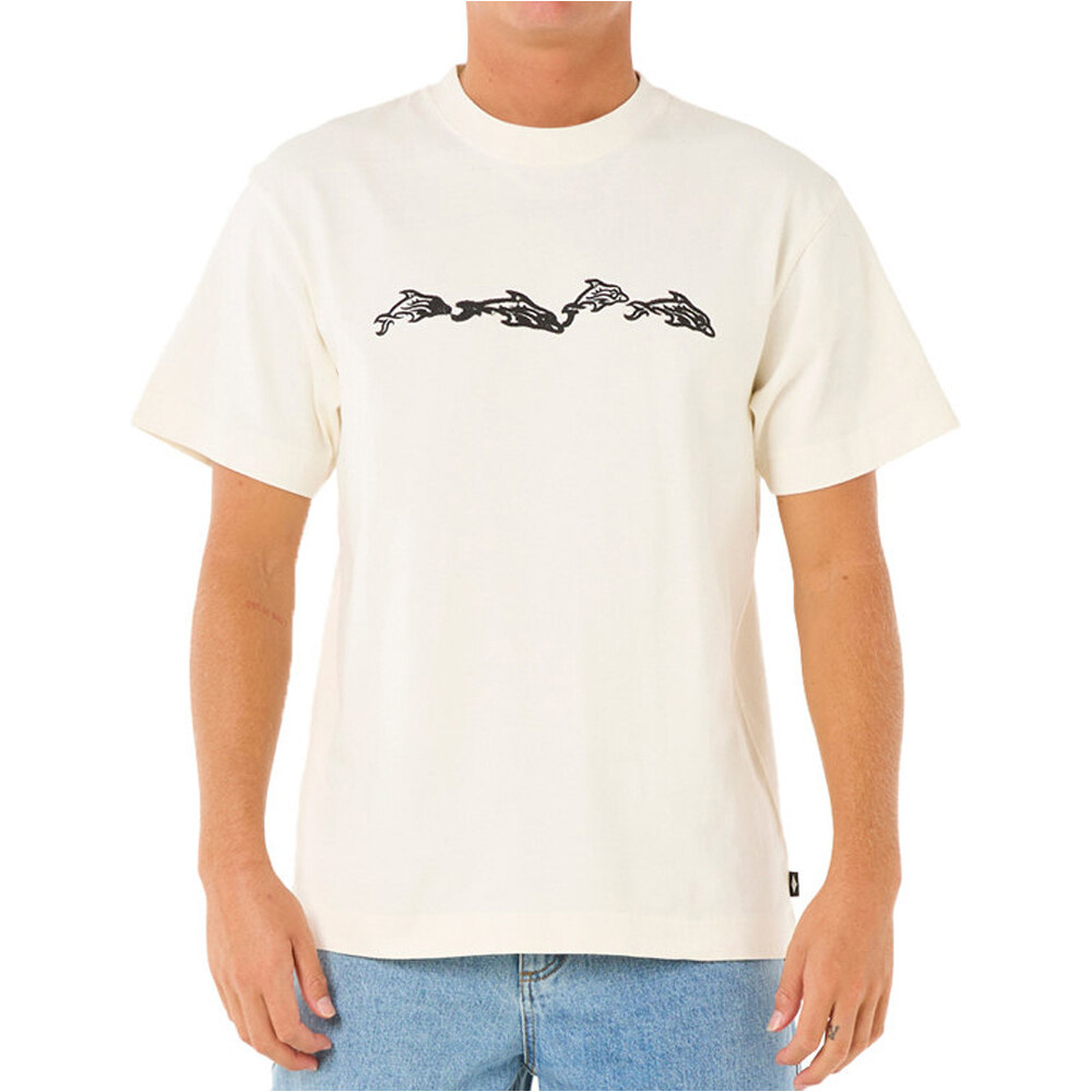 Rip Curl camiseta manga corta hombre RAW ENERGY DOLPHIN TEE vista frontal