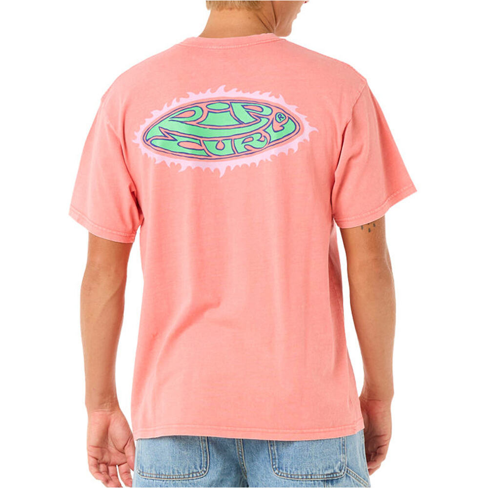 Rip Curl camiseta manga corta hombre RAW ENERGY SLOTH TEE vista trasera