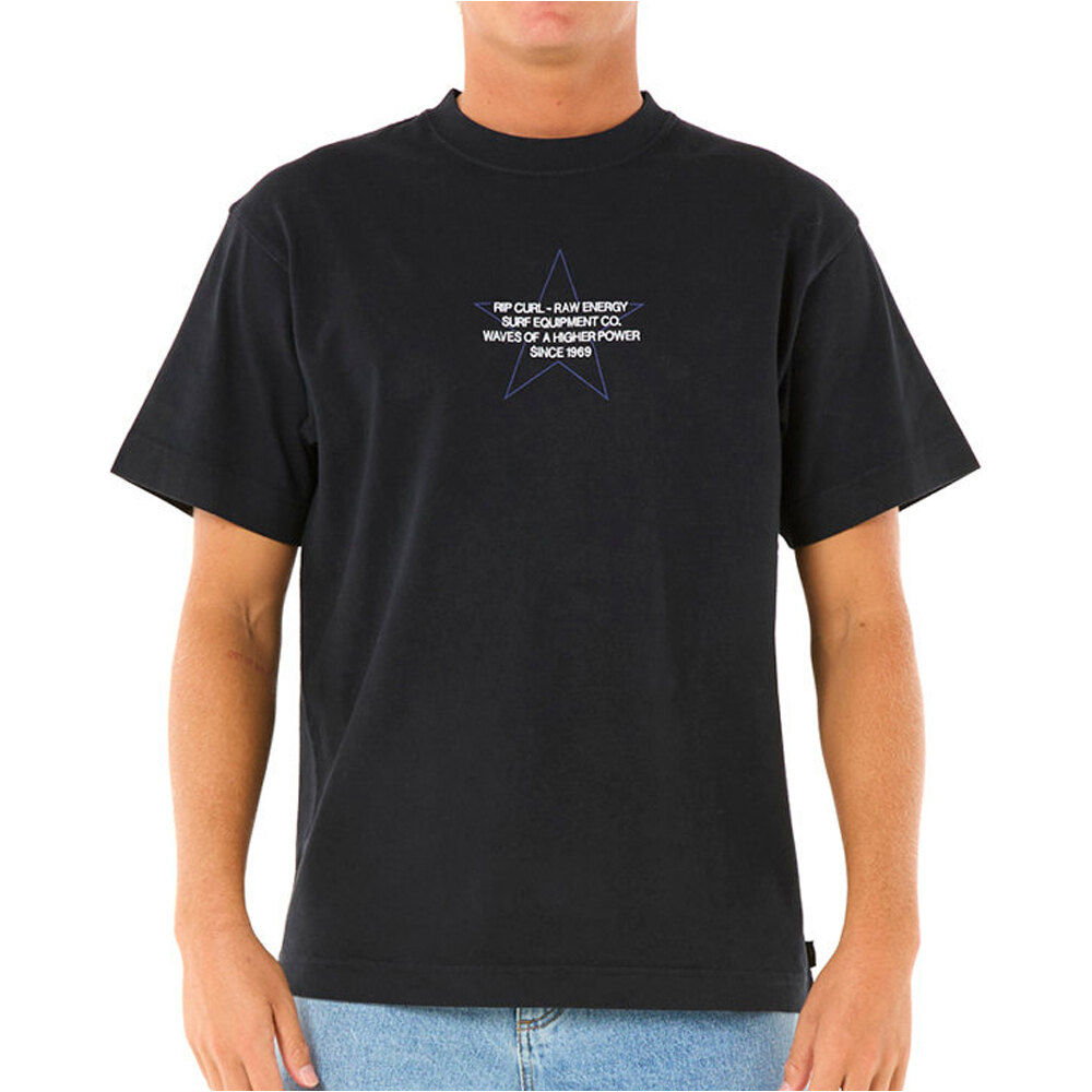 Rip Curl camiseta manga corta hombre RAW ENERGY STAR TEE vista frontal