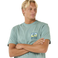 Rip Curl camiseta manga corta hombre RAW ENERGY TRAD TEE vista detalle