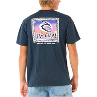 Rip Curl camiseta manga corta hombre RAW ENERGY TRAD TEE vista trasera