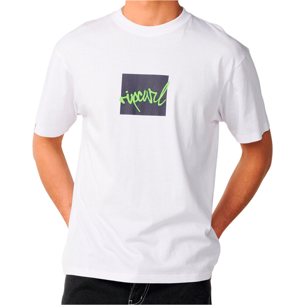 Rip Curl camiseta manga corta hombre RIP SCRIPT ICON TEE vista frontal