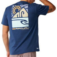 Rip Curl camiseta manga corta hombre S-SERIES VAPORCOOL TOTEM TEE vista trasera