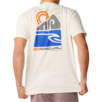 Rip Curl camiseta manga corta hombre S-SERIES VAPORCOOL TOTEM TEE vista trasera