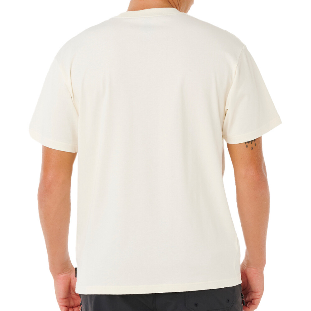 Rip Curl camiseta manga corta hombre SEARCH EMBROIDERY TEE vista trasera
