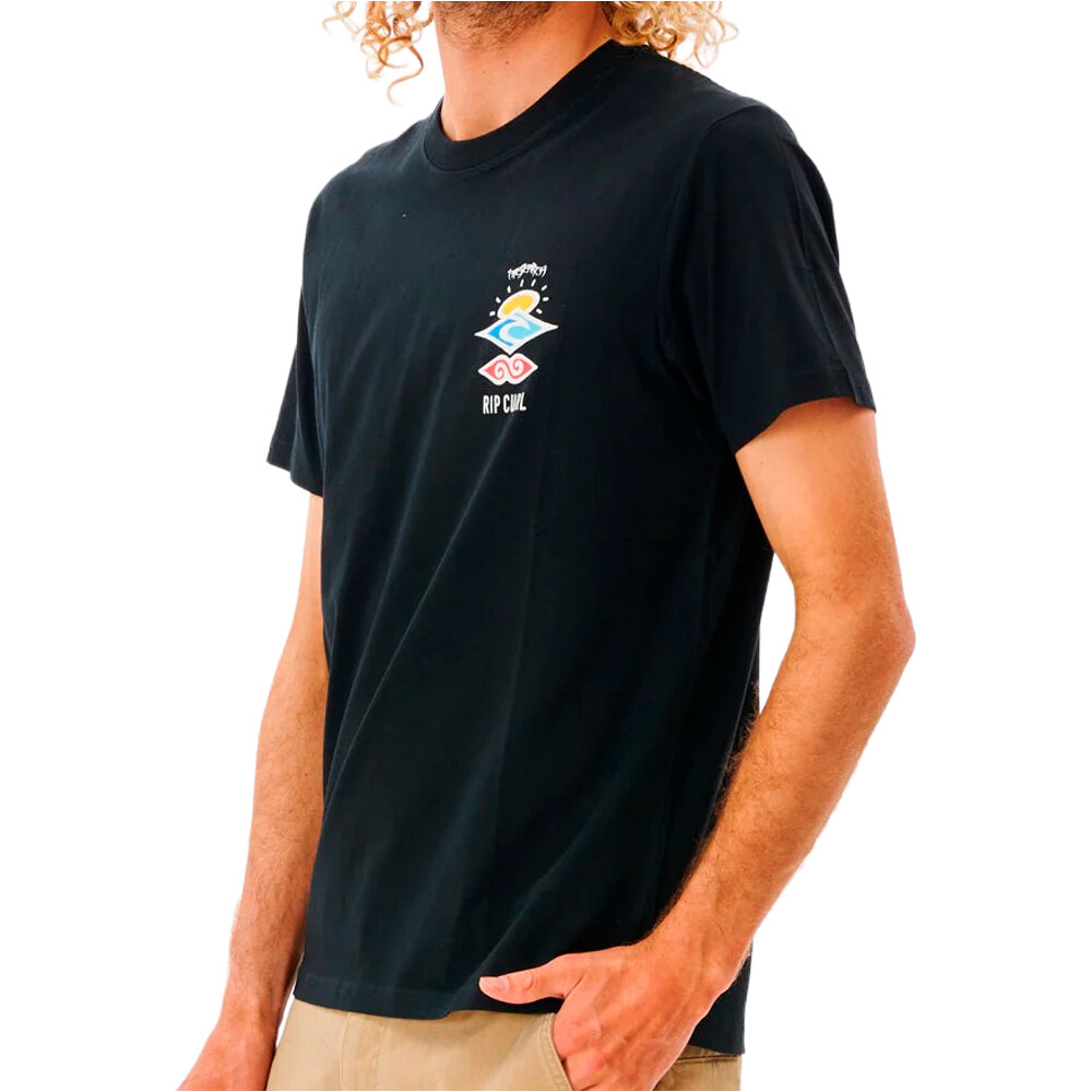 Rip Curl camiseta manga corta hombre SEARCH ICON TEE vista detalle