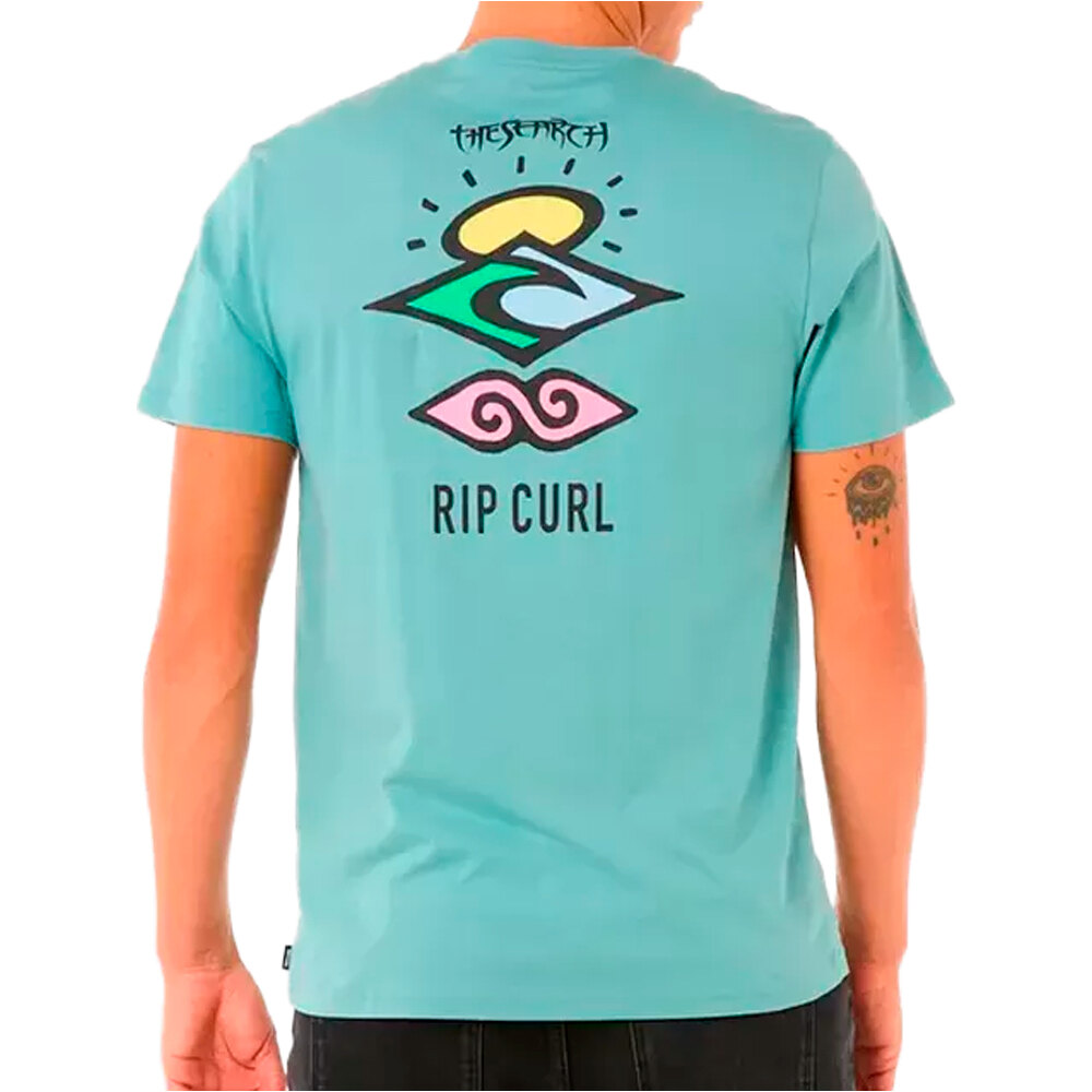 Rip Curl camiseta manga corta hombre SEARCH ICON TEE vista trasera