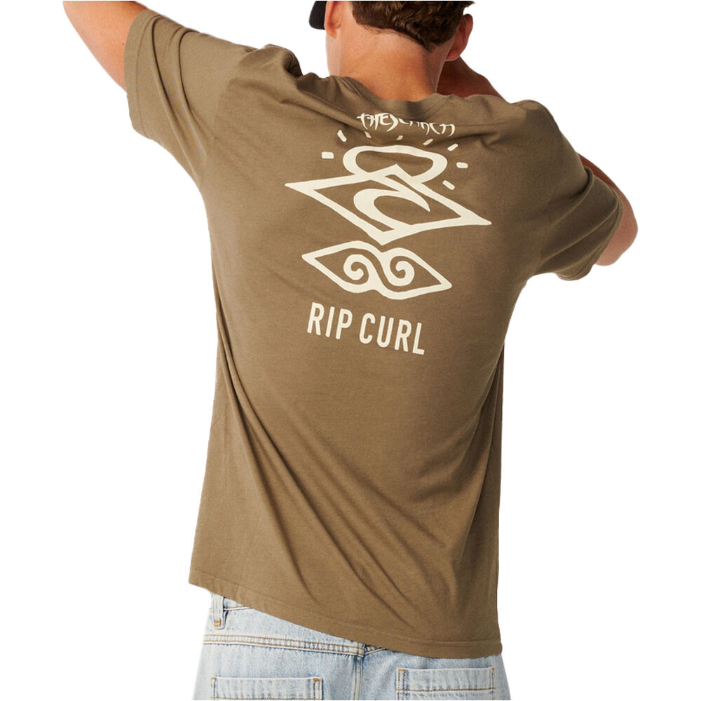 Rip Curl camiseta manga corta hombre SEARCH ICON TEE vista trasera