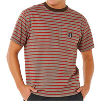 Rip Curl camiseta manga corta hombre SEARCH STRIPE TEE vista frontal