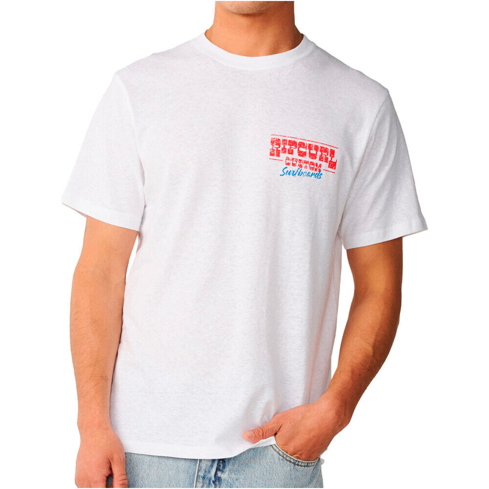 Rip Curl camiseta manga corta hombre SHAPER ADDRESS TEE UPDATE vista frontal