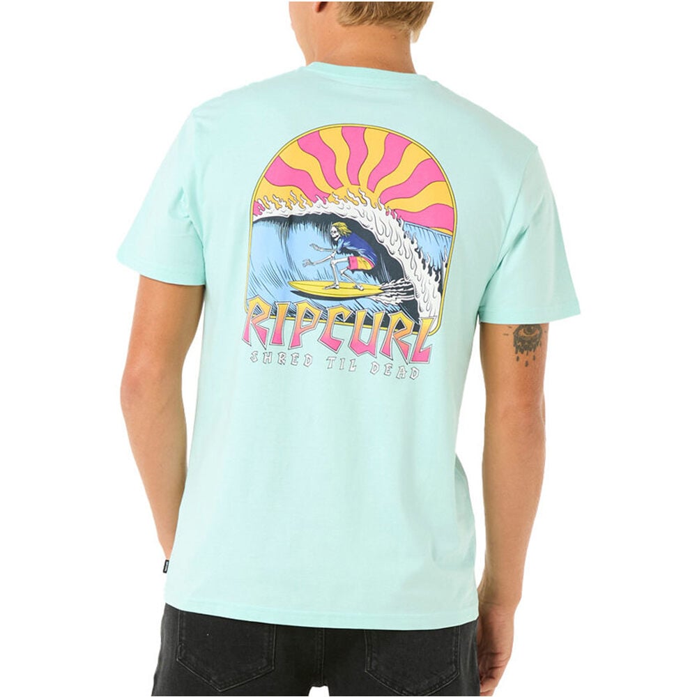 Rip Curl camiseta manga corta hombre SHRED TIL TEE vista trasera