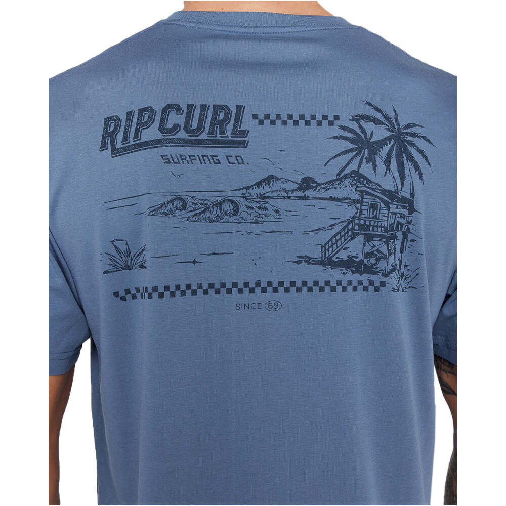 Rip Curl camiseta manga corta hombre SPORTLINE F&B TEE vista detalle
