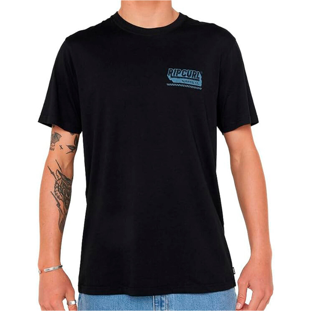 Rip Curl camiseta manga corta hombre SPORTLINE F&B TEE vista frontal