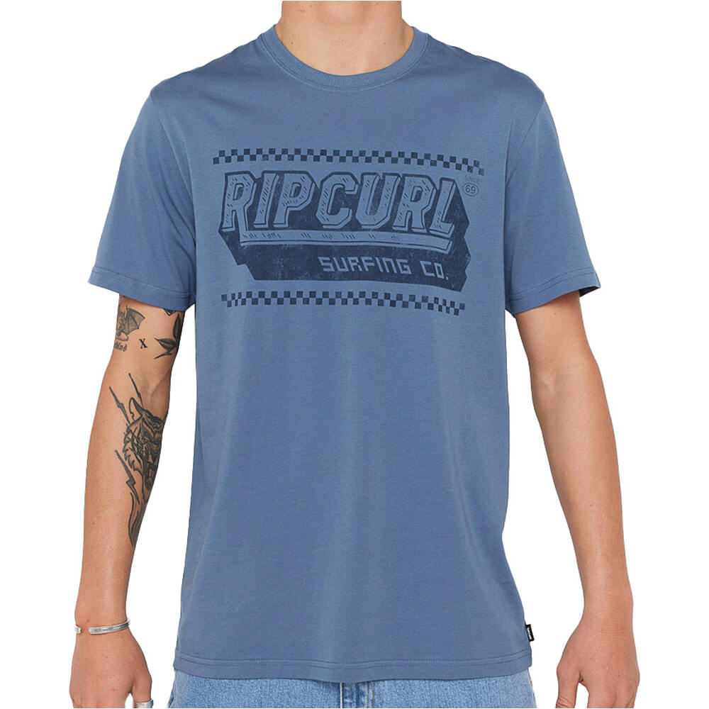 Rip Curl camiseta manga corta hombre SPORTLINE INVADER TEE vista frontal