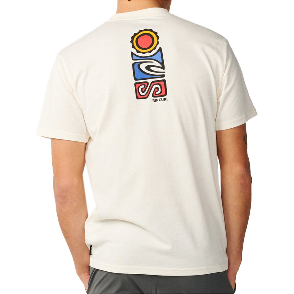 Rip Curl camiseta manga corta hombre S.SERIES VC STACK TEE vista trasera