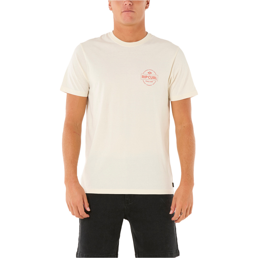 Rip Curl camiseta manga corta hombre STAPLE TEE vista frontal