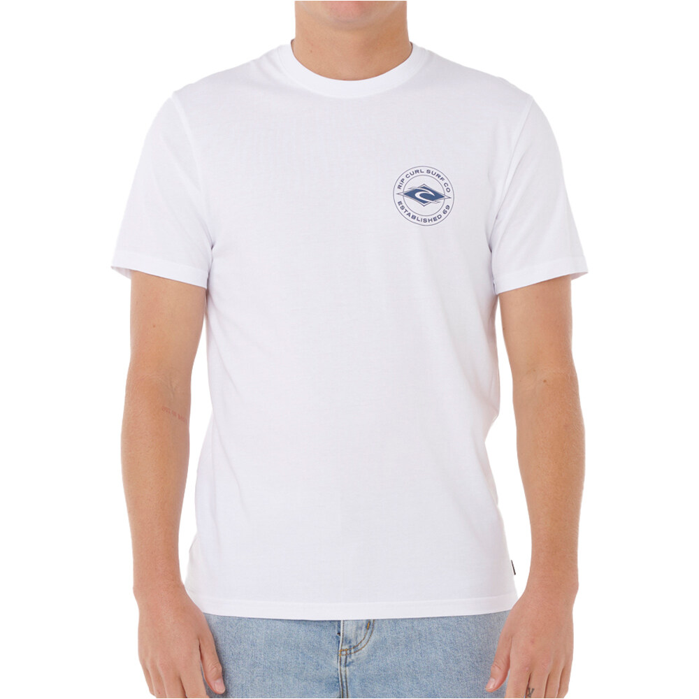 Rip Curl camiseta manga corta hombre STAPLE TEE vista frontal