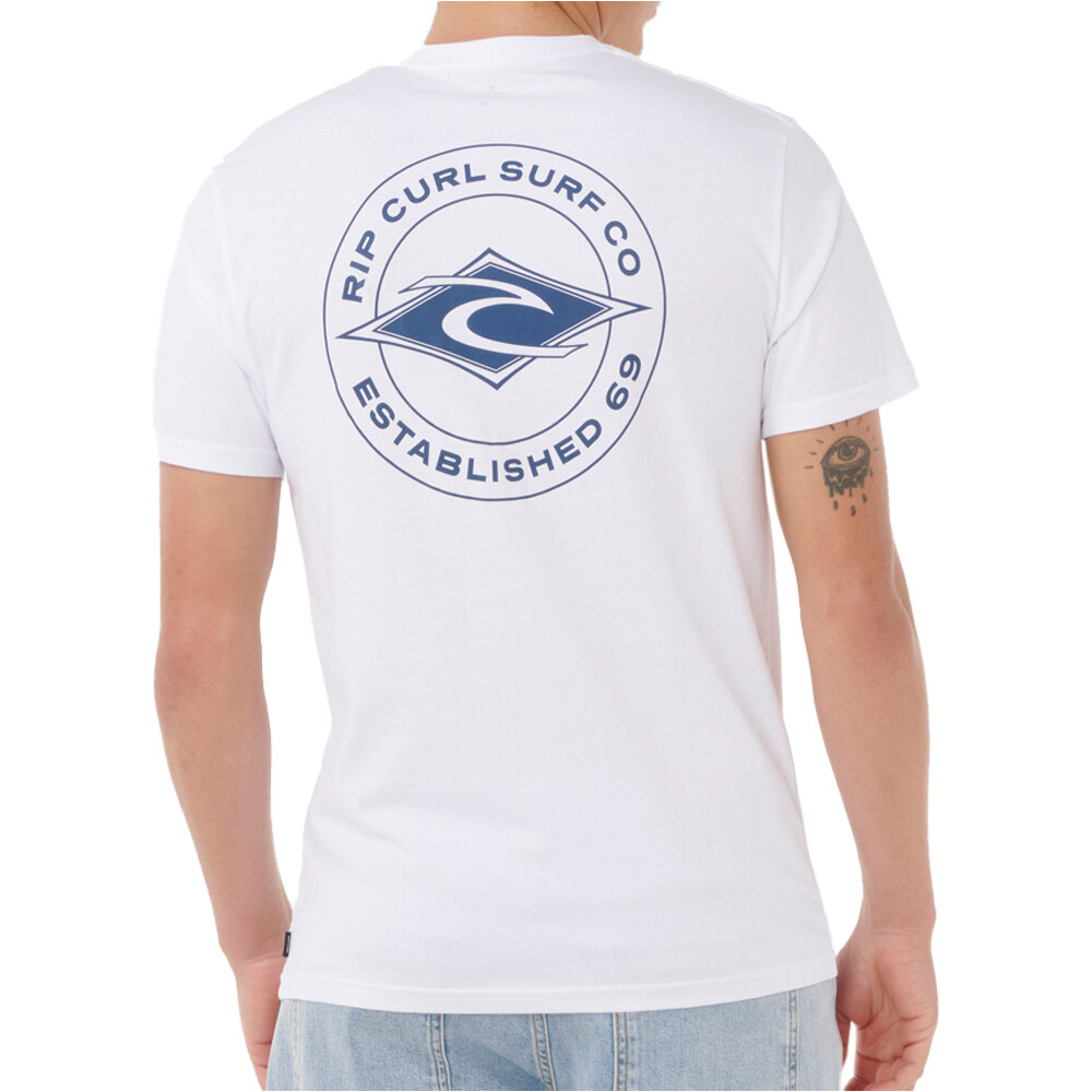 Rip Curl camiseta manga corta hombre STAPLE TEE vista trasera
