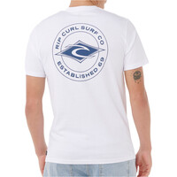 Rip Curl camiseta manga corta hombre STAPLE TEE vista trasera