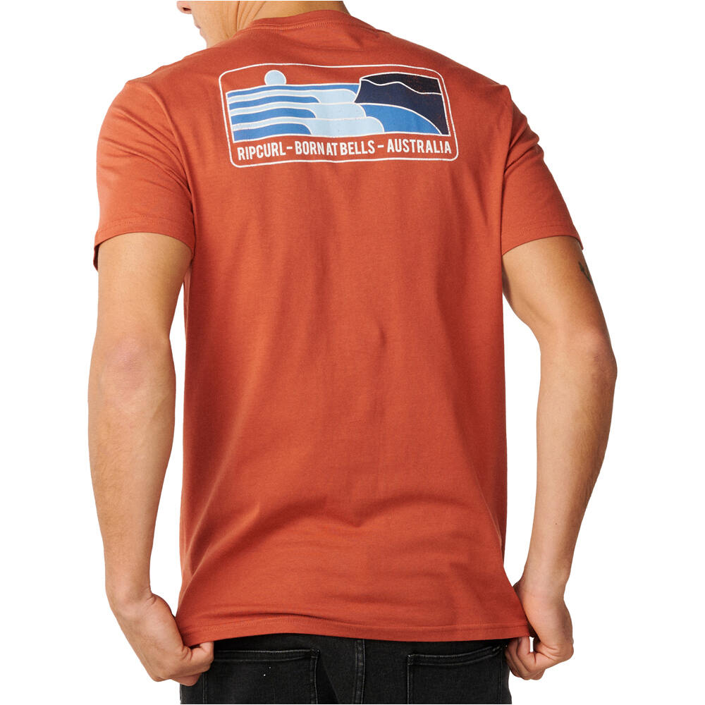 Rip Curl camiseta manga corta hombre STREAMLINE BELLS TEE vista trasera
