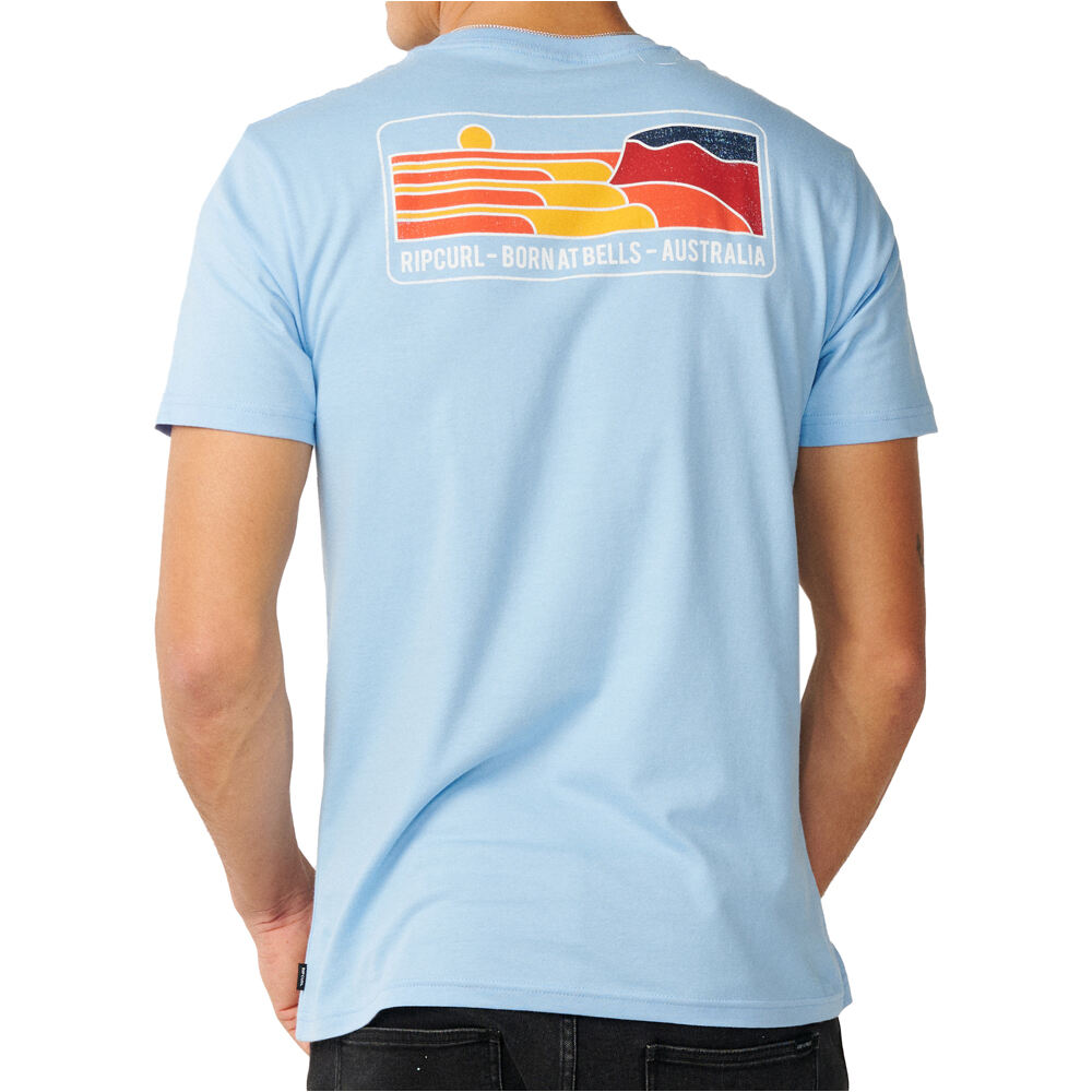 Rip Curl camiseta manga corta hombre STREAMLINE BELLS TEE vista trasera
