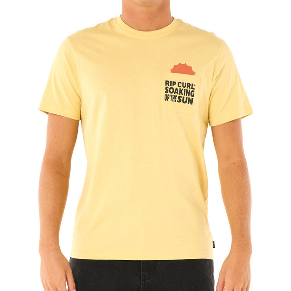 Rip Curl camiseta manga corta hombre SUN SOAKER POCKET TEE vista frontal