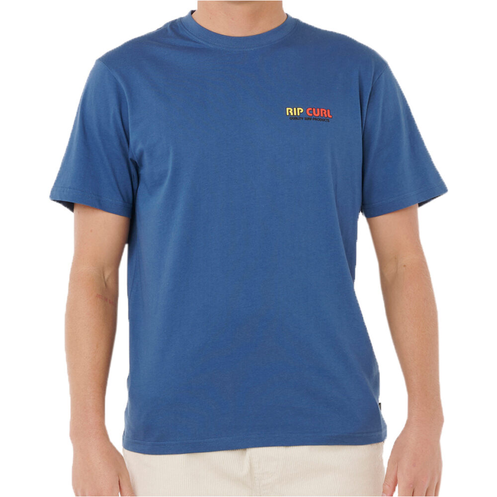 Rip Curl camiseta manga corta hombre SURF REVIVAL LINED UP TEE vista frontal