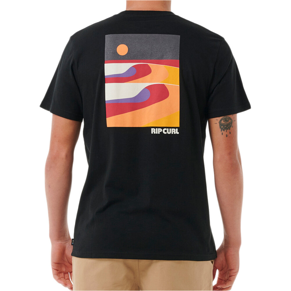 Rip Curl camiseta manga corta hombre SURF REVIVAL LINED UP TEE vista trasera