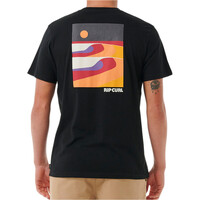 Rip Curl camiseta manga corta hombre SURF REVIVAL LINED UP TEE vista trasera