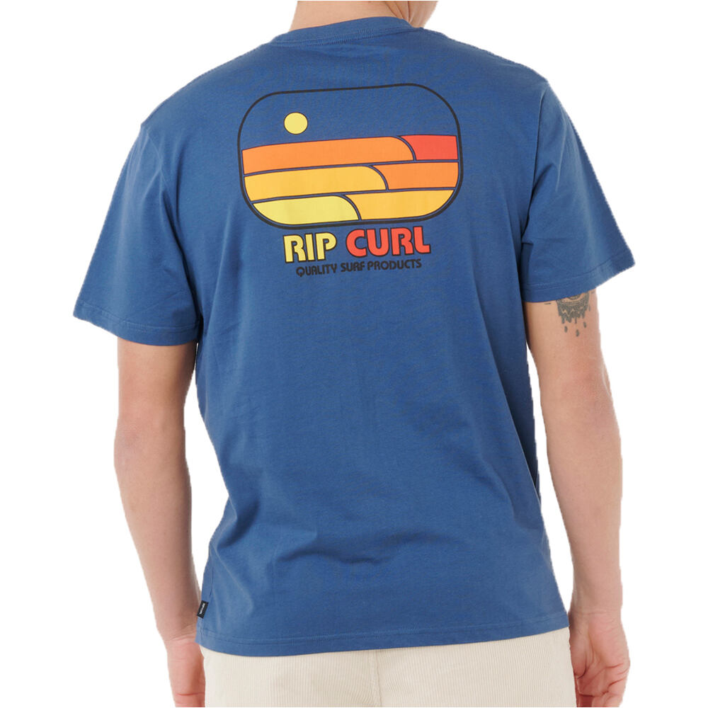 Rip Curl camiseta manga corta hombre SURF REVIVAL LINED UP TEE vista trasera