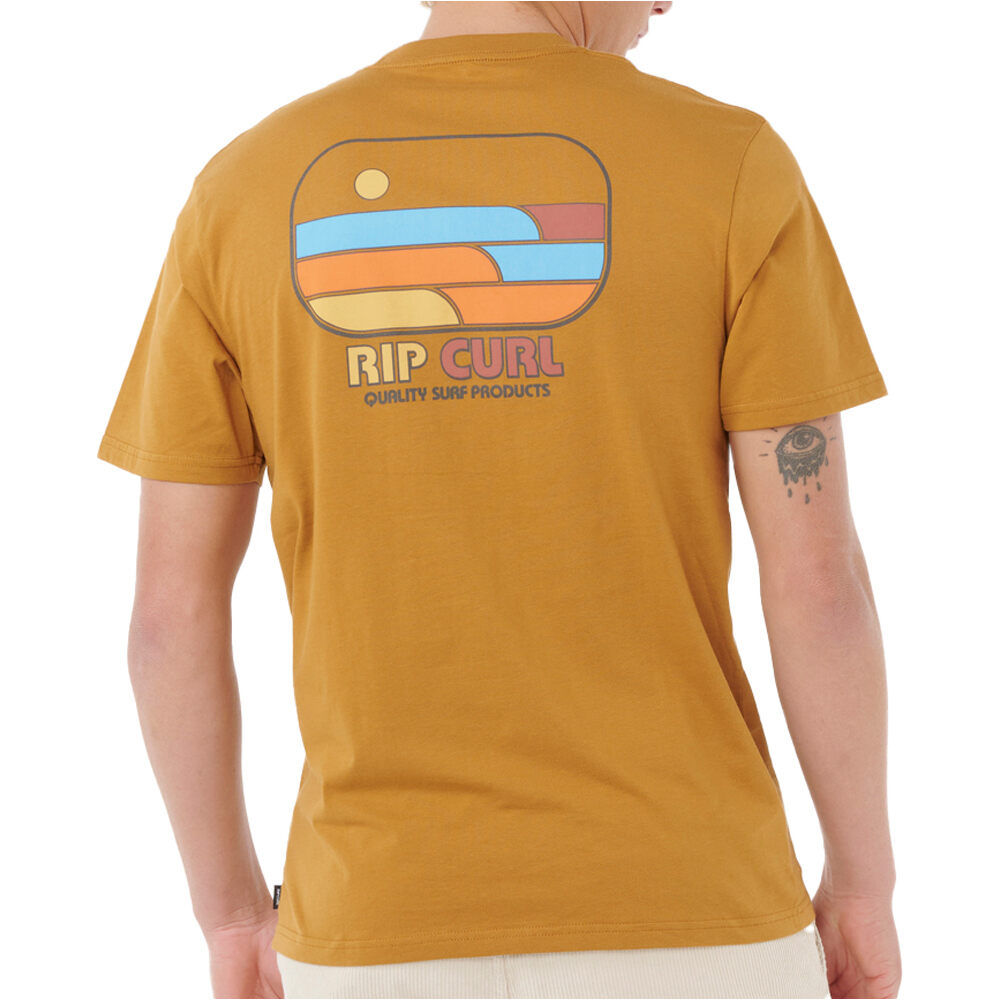 Rip Curl camiseta manga corta hombre SURF REVIVAL LINED UP TEE vista trasera