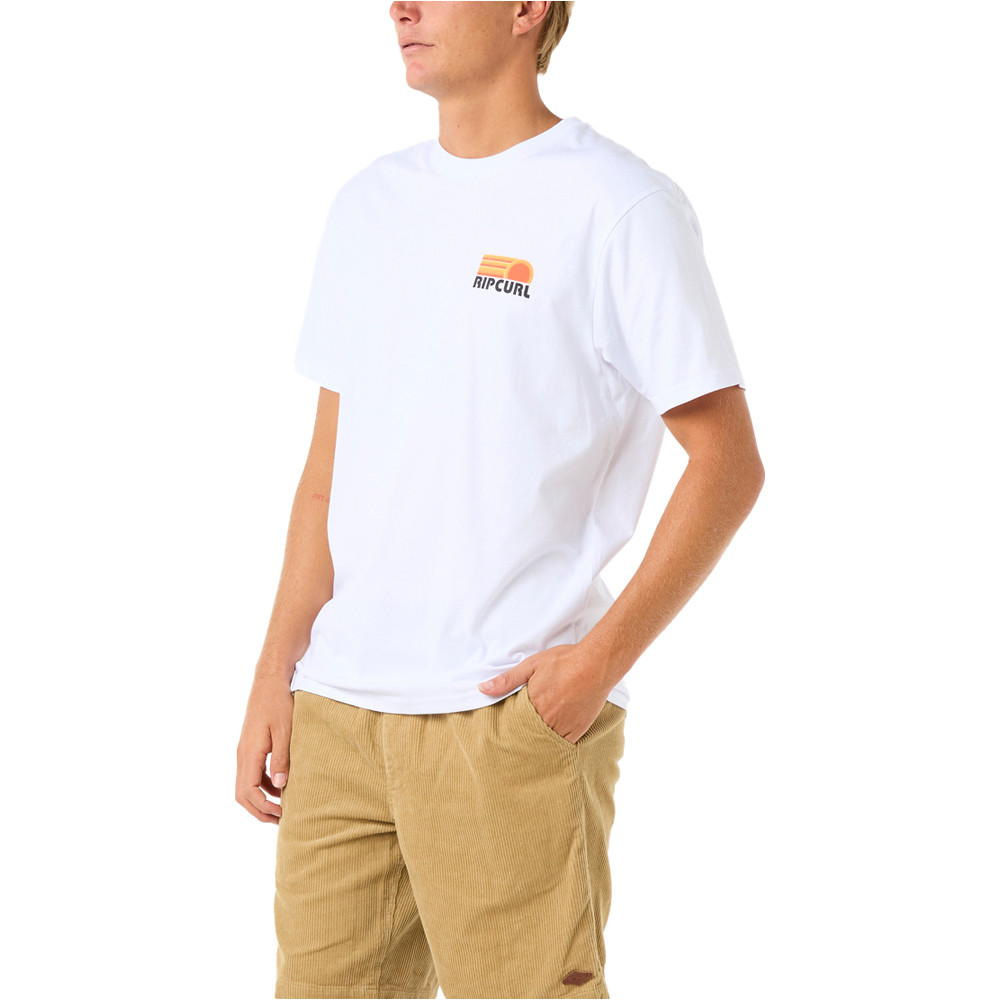 Rip Curl camiseta manga corta hombre SURF REVIVAL STACKED TEE vista detalle