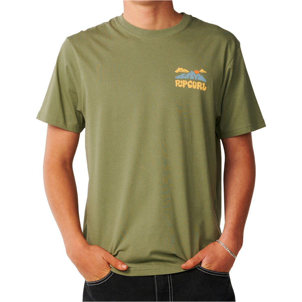 Rip Curl camiseta manga corta hombre SURF TRIP TEE vista frontal