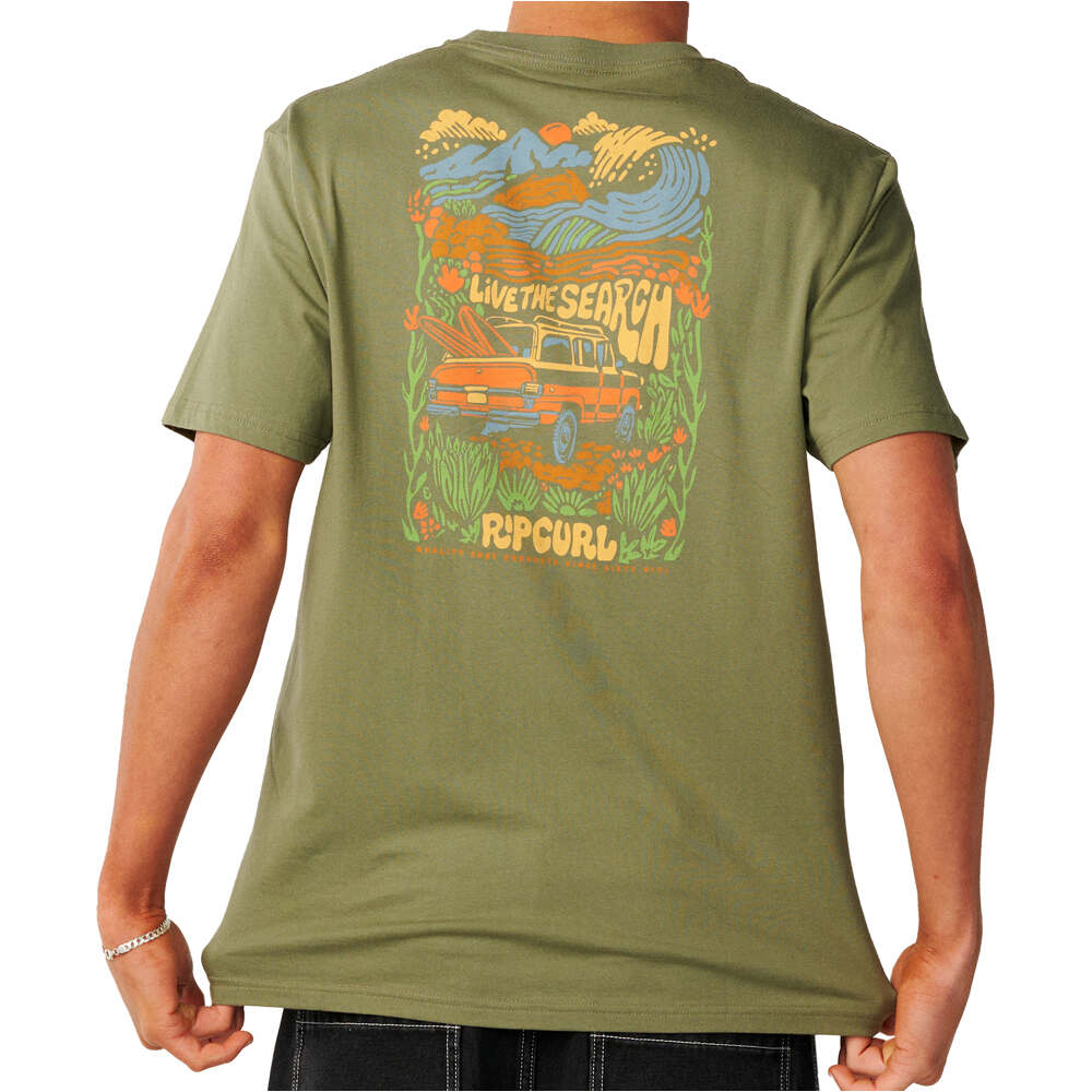 Rip Curl camiseta manga corta hombre SURF TRIP TEE vista trasera