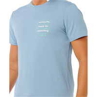Rip Curl camiseta manga corta hombre VAPORCOOL SEARCH 3 STACKS TEE vista detalle