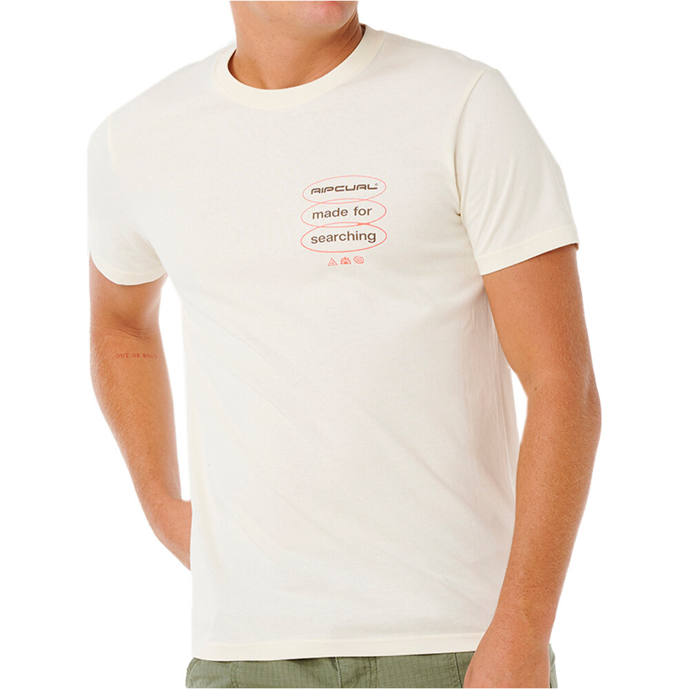 Rip Curl camiseta manga corta hombre VAPORCOOL SEARCH 3 STACKS TEE vista frontal