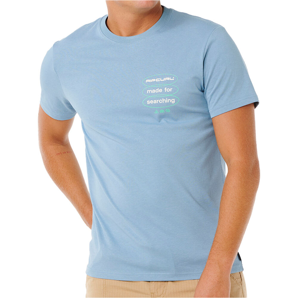 Rip Curl camiseta manga corta hombre VAPORCOOL SEARCH 3 STACKS TEE vista frontal