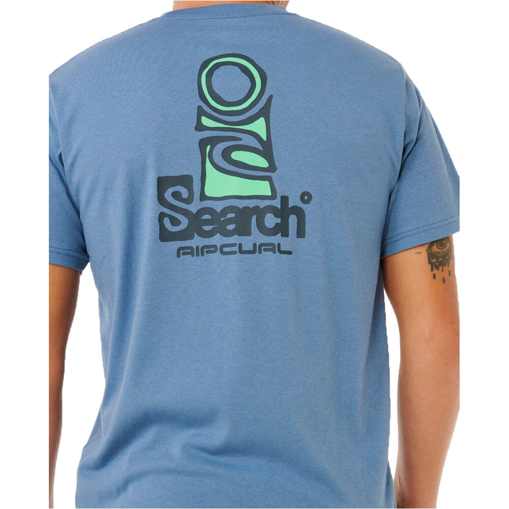 Rip Curl camiseta manga corta hombre VAPORCOOL SEARCH STACK TEE vista frontal