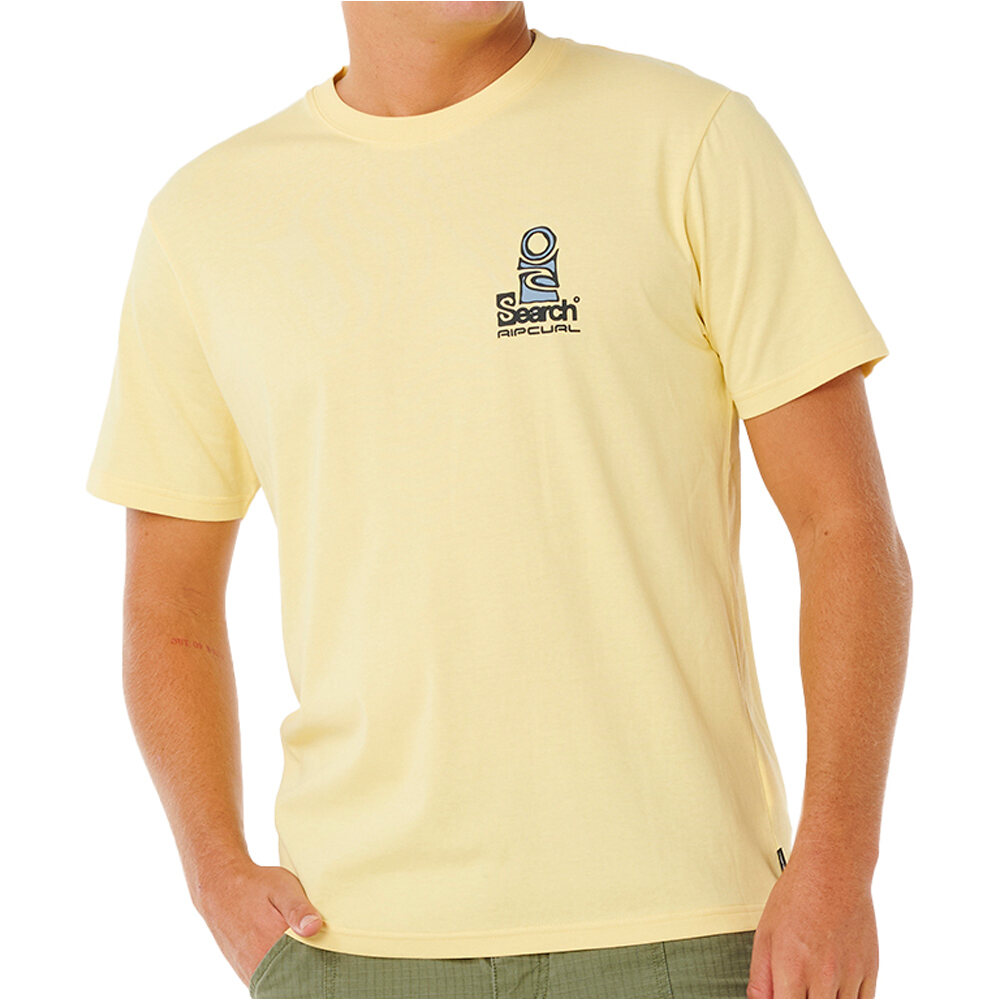 Rip Curl camiseta manga corta hombre VAPORCOOL SEARCH STACK TEE vista frontal