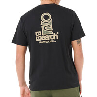 Rip Curl camiseta manga corta hombre VAPORCOOL SEARCH STACK TEE vista trasera