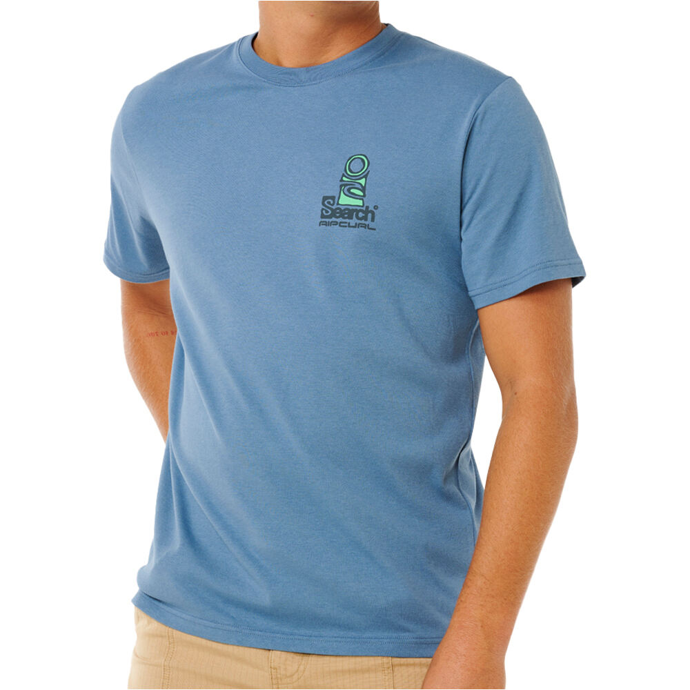 Rip Curl camiseta manga corta hombre VAPORCOOL SEARCH STACK TEE vista trasera