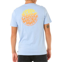 Rip Curl camiseta manga corta hombre WETTIE PASSAGE ICON TEE vista trasera