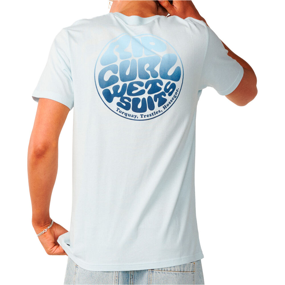 Rip Curl camiseta manga corta hombre WETTIE PASSAGE ICON TEE vista trasera