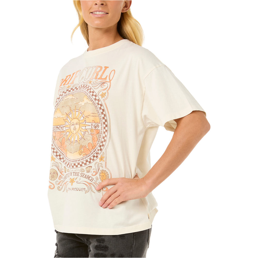 Rip Curl camiseta manga corta mujer LUNA HERITAGE TEE vista detalle