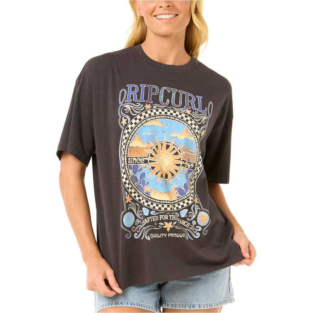 Rip Curl camiseta manga corta mujer LUNA HERITAGE TEE vista frontal