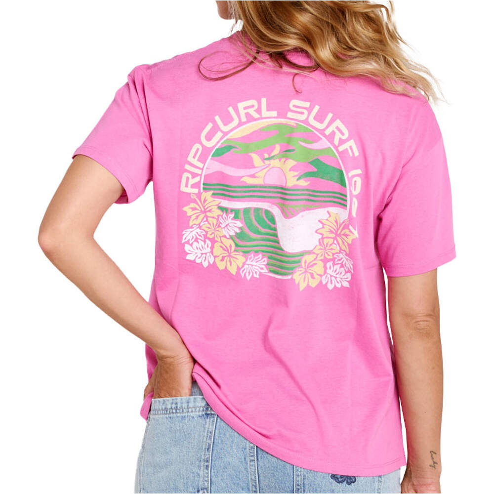 Rip Curl camiseta manga corta mujer MOLOKAI RELAXED TEE vista trasera