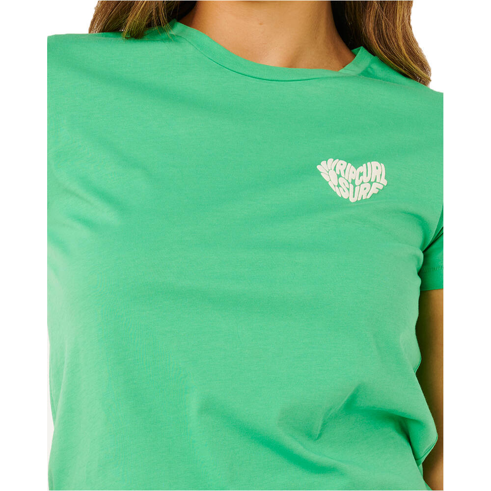 Rip Curl camiseta manga corta mujer RC HEART LOGOS TEE 03